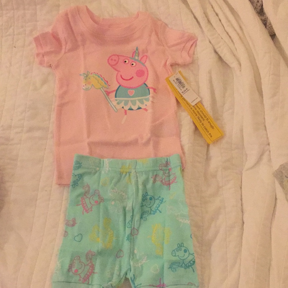 Peppa Pig Pajamas Old Navy 18-24 Months